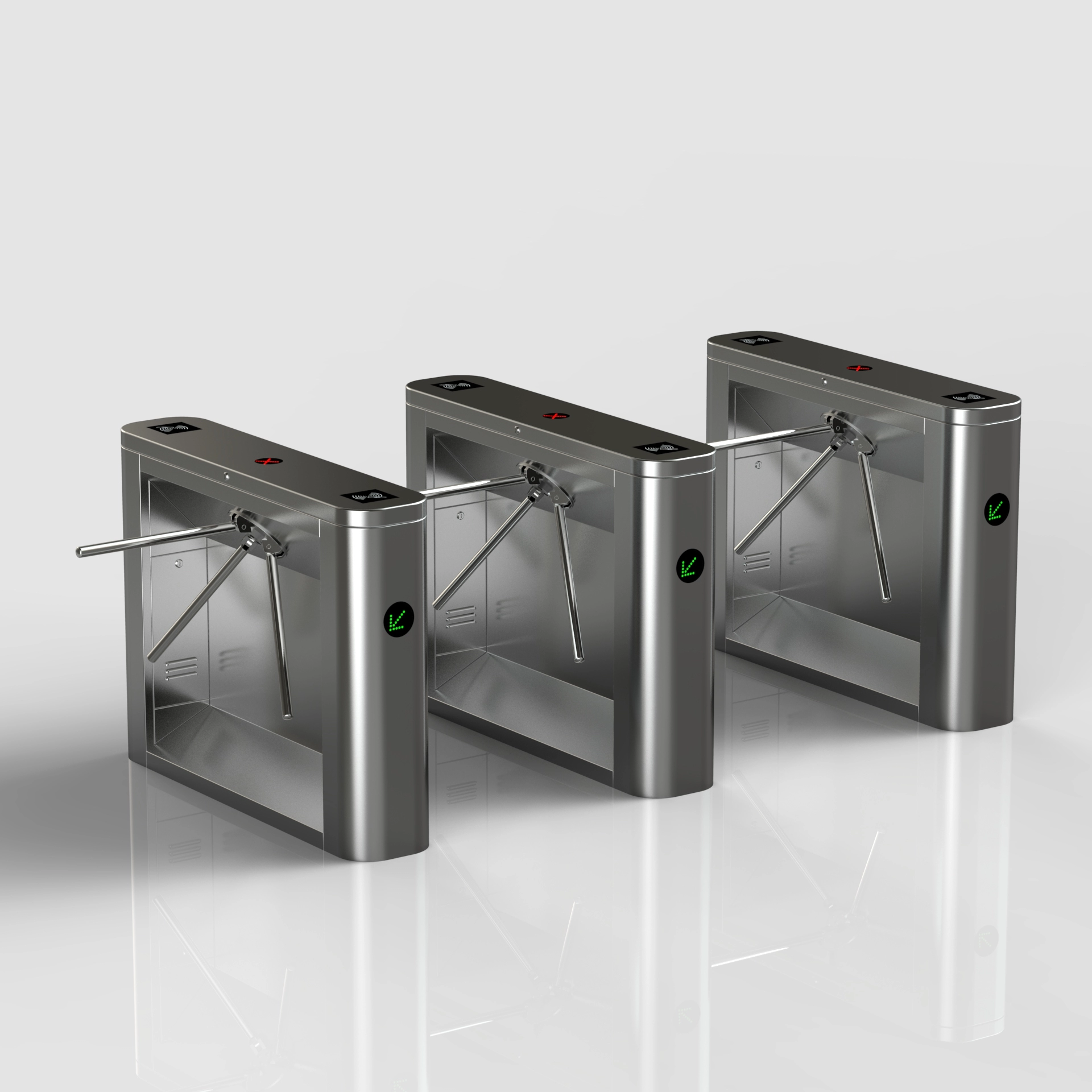 Automatic Bridge Tripod Turnstile For Access Control Biometric Gate
