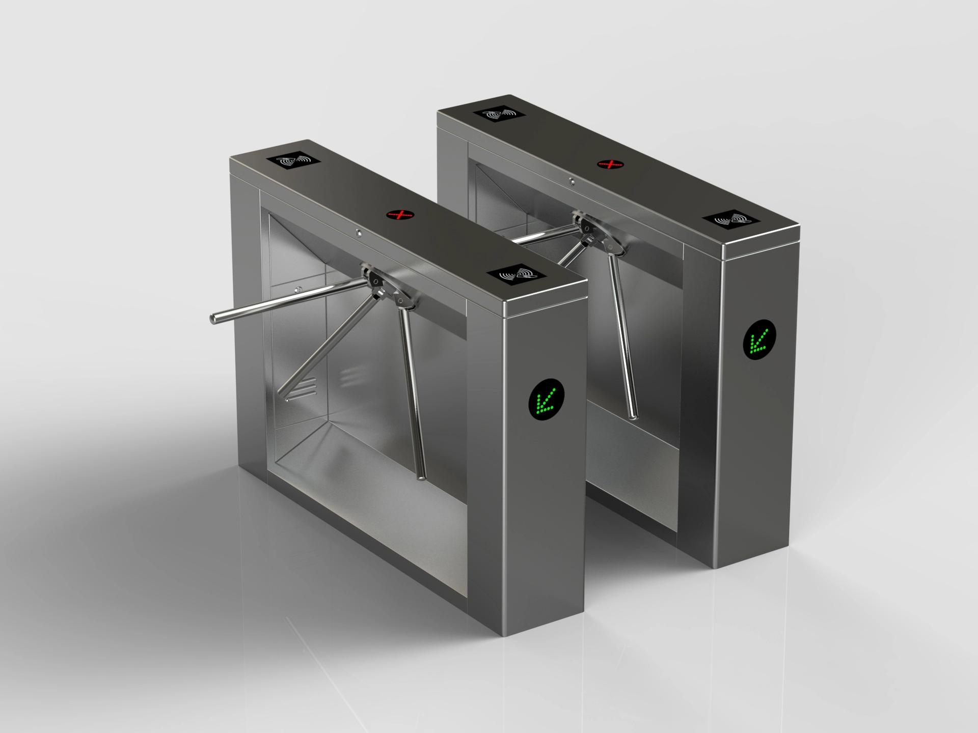 Automatic Bridge Tripod Turnstile For Access Control Biometric Gate