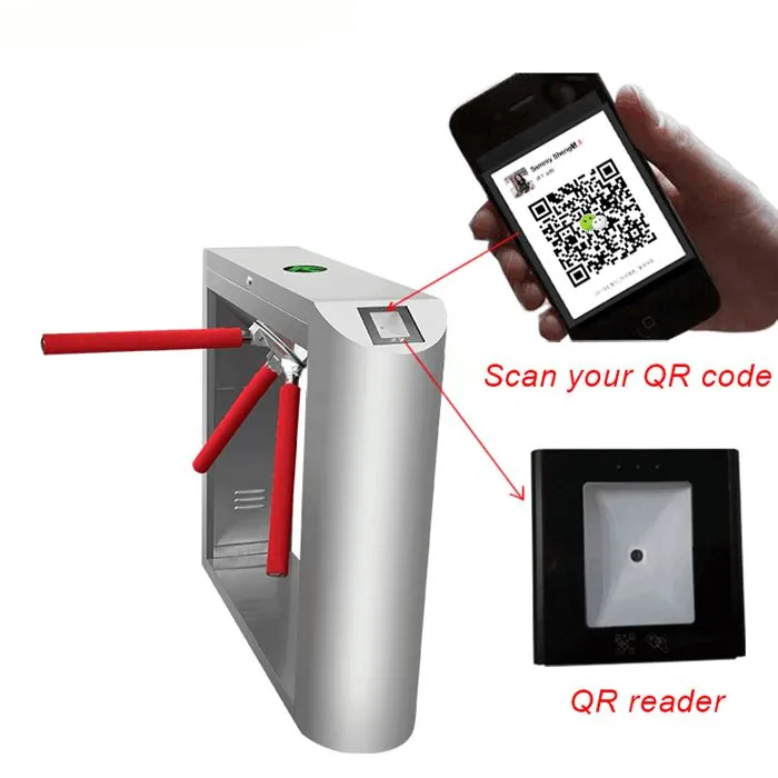 Automatic Half Height Security Turnstile Access Control System